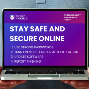 CISA.gov recommends four easy ways to stay safe online